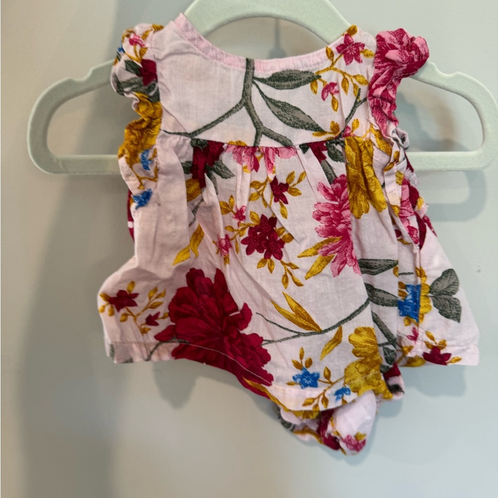 Floral Kids Two Piece Set - Pink, Yellow, Blue